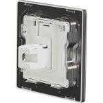 Schneider Electric 施耐德電氣 NUX31RJ6_SS UNICA X 單位RJ45 6類數據插座 (Keystone面板備防塵活門) (炫星銀)